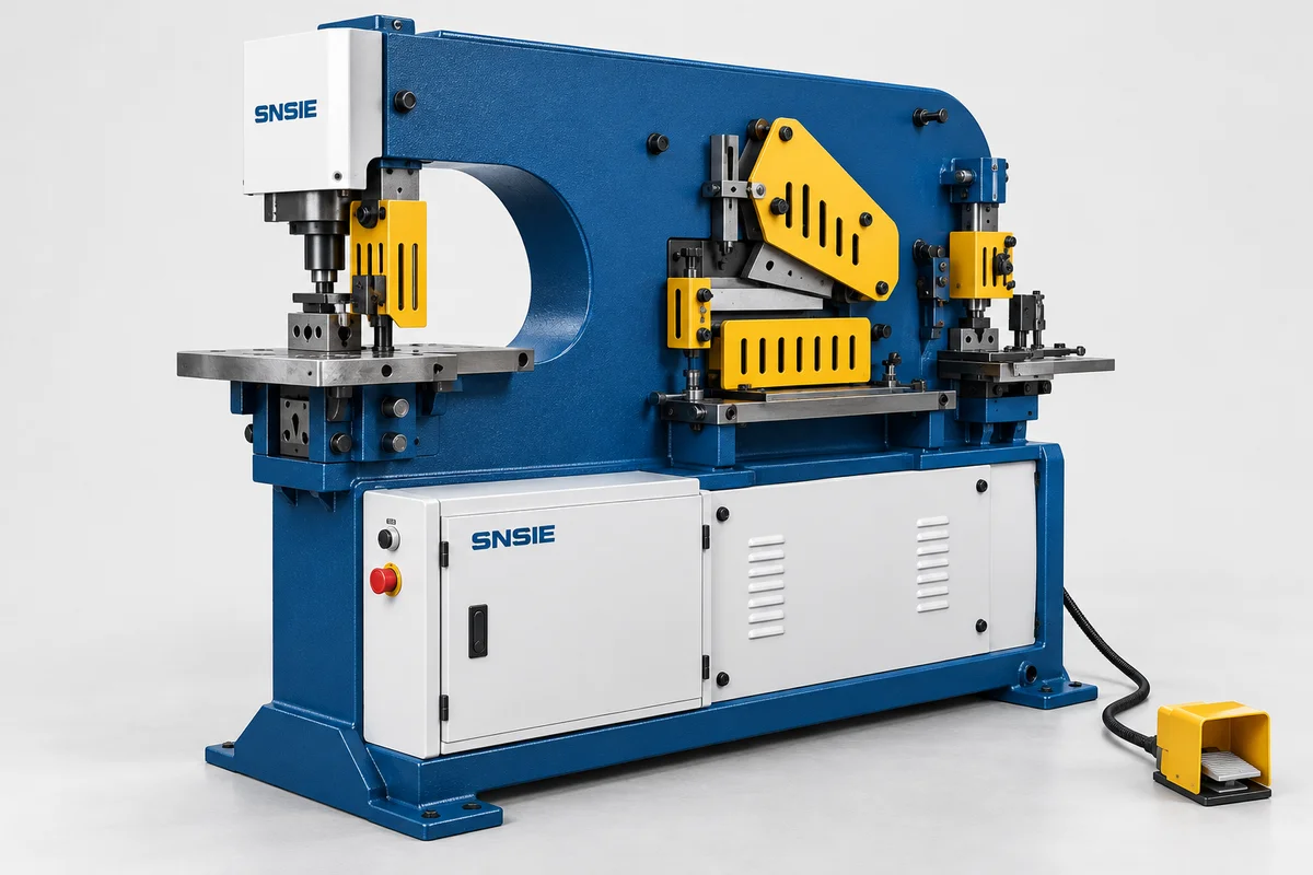 Conceptual SNSIE ironworker machines architecture illustration