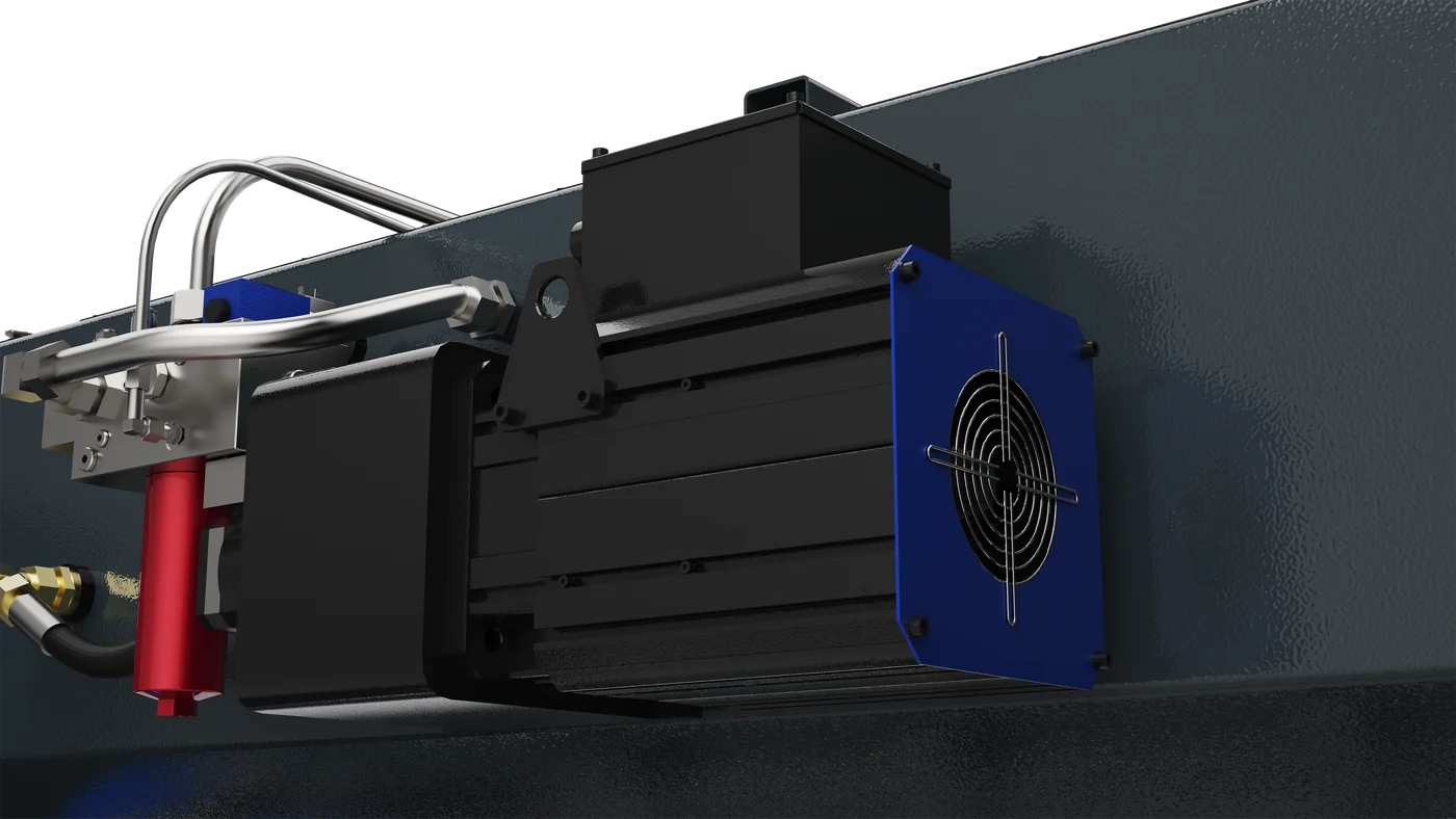 Servo Motor hydraulic power configuration illustration